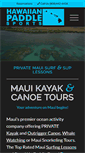 Mobile Screenshot of hawaiianpaddlesports.com